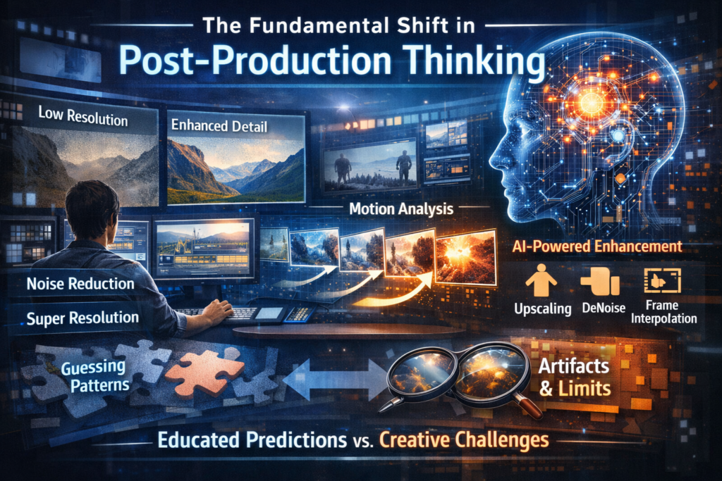 How AI Can Enhance Video Quality in Post-Production: A Working Editor's Perspective